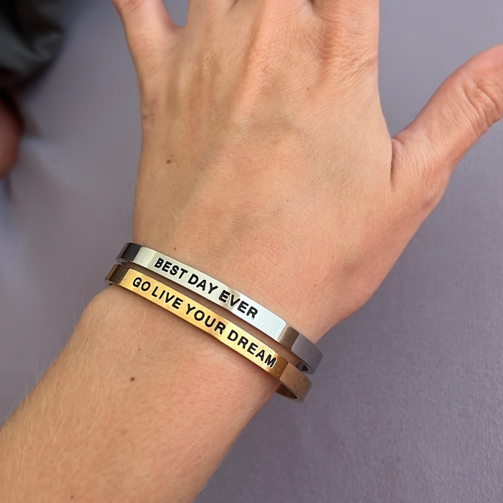 Lillian & Co. Tangled bundle! Rose gold & silver bracelets